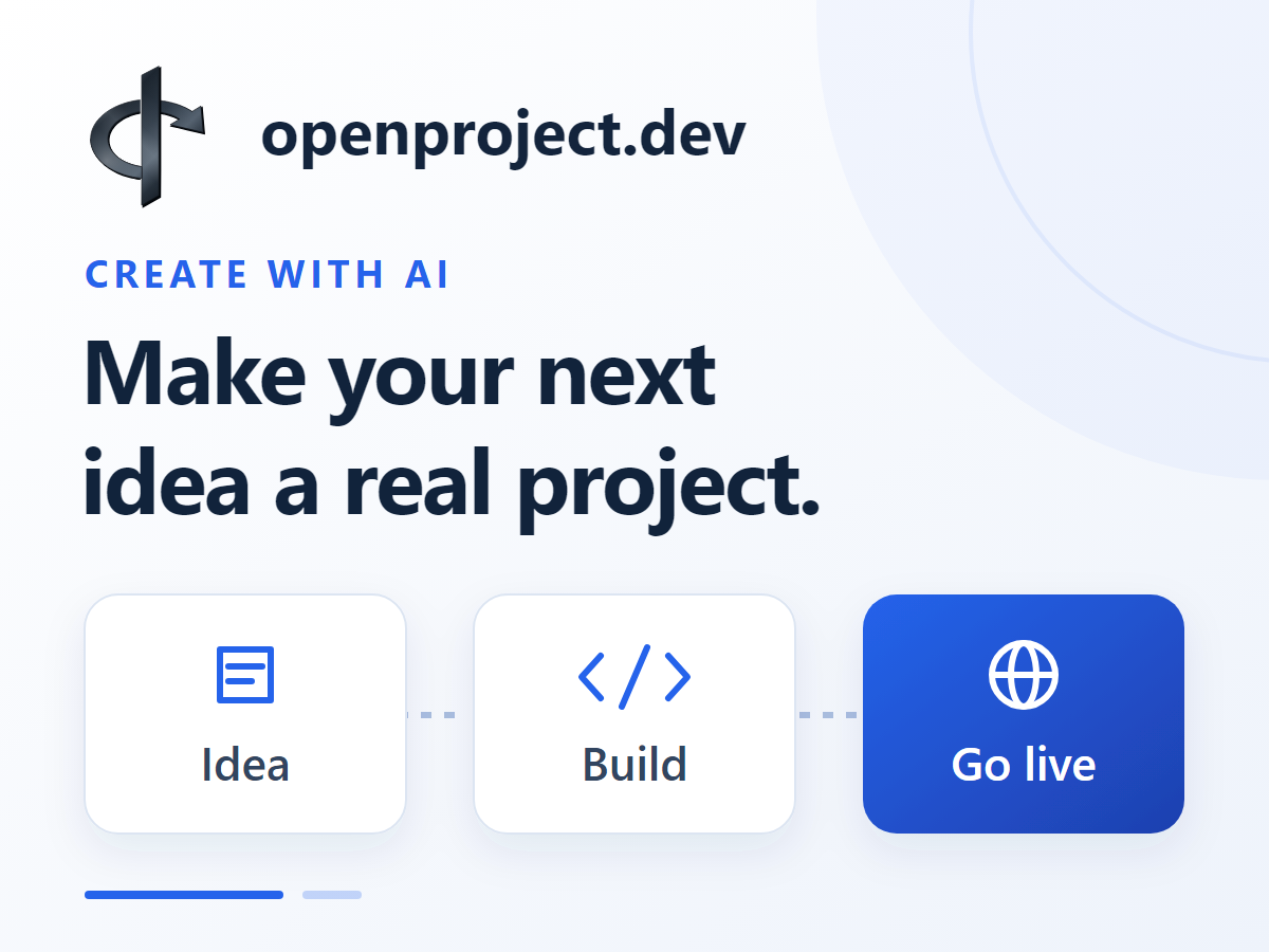 Explore Openproject.dev